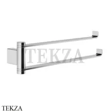 Gessi Emporio Двойной держатель для полотенец поворотный, 63617-031, хром глянец