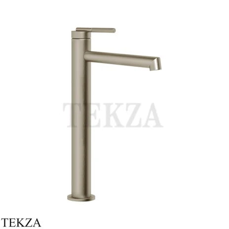 Gessi INGRANAGGIO Смеситель для раковины, длинный, без гарнитуры 63506-149, Finox Brushed Nickel
