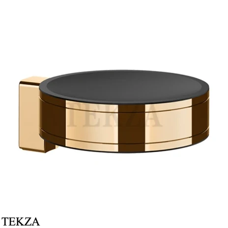 Gessi Pelle Tresse Мыльница настенная круглая 78501-735, Warm Bronze PVD