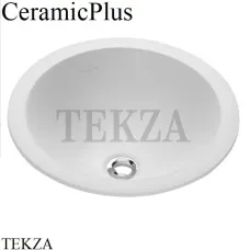 Villeroy & Boch Loop&Friends Раковина встраиваемая сверху D45, с переливом 614045R1, белый глянец, ceramicplus