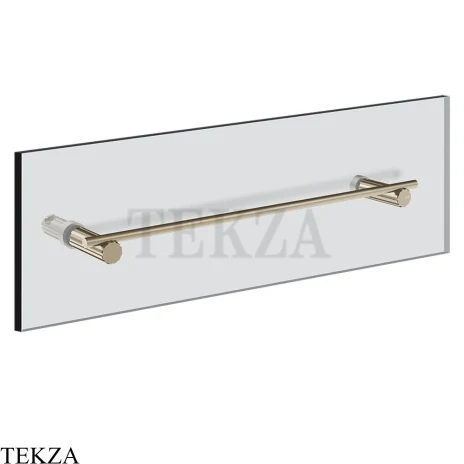 Gessi Incastri Полотенцедержатель для крепления на стекло, 30 см 75511-149, нерж. сталь Brush / никель Brushed