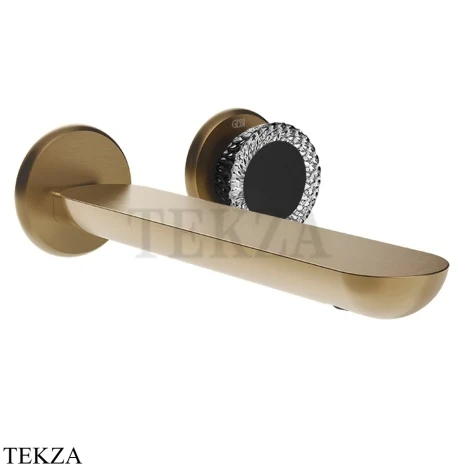 Gessi Perle Смеситель для раковины, внешняя часть 74788-726, бронза Brushed