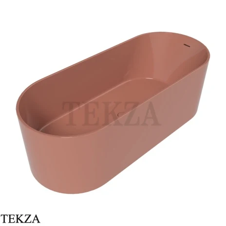Flaminia Oval ванна овальная отдельностоящая 170×70×55 см, терракотовый Terracotta глянец