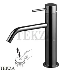 FIMA Carlo Frattini Spillo UP Смеситель для раковины высокий, с гарнитуром F3031LCS, Brushed black chrome