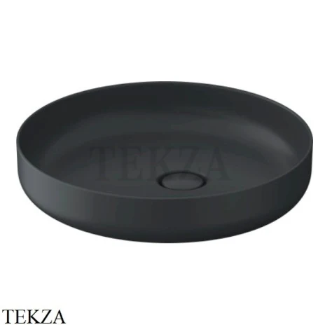 Duravit Vitrium Раковина накладная без отверстий, 266146HE79, антрацит матовый