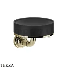 Gessi VENTI20 Мыльница настенная черная 65402-710, Brass PVD