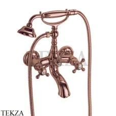 FIMA Carlo Frattini ELIZABETH Смеситель для ванны, с гарнитуром F5084RA, медь Brushed