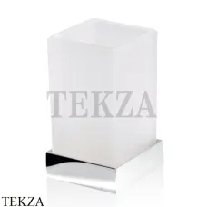 Decor Walther Corner SMG Стакан для зубных щеток настольный 0562500, стекло сатин-хром глянец