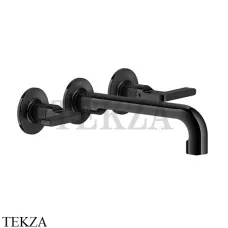 Gessi INCISO Смеситель для раковины излив средний, внешняя часть 58090-706, Black Metal