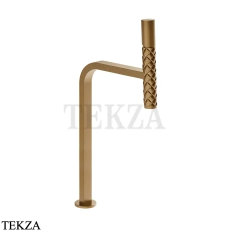 Gessi Pelle Tresse Смеситель для раковины высокий, с донным клапаном 78553-726, Warm Bronze Br. PVD