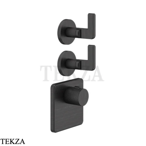 Gessi INCISO WELLNESS Термостат 2 выхода, внешняя часть 58214-187, Aged Bronze