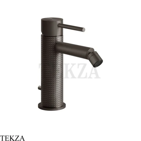 Gessi 316 CESELLO Смеситель для биде, с донным клапаном 54407-707, Black Metal Brushed PVD
