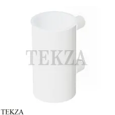 Zucchetti Isy22_Octo_Jingle Стакан настенный круглый ZAD513.W1, белый goffrato