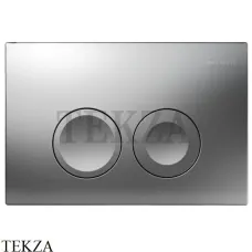 Geberit Delta21 Клавиша смыва, пластик 115.125.46.5, хром матовый, для бачка UP100