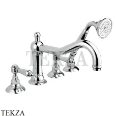 Nicolazzi EL CAPITAN Смеситель на борт ванны с душем, 1449CR69, хром