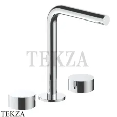 Fantini AF/21 Смеситель для раковины высокий на 3 отверстия, без гарнитура 2702A206WF, хром глянец