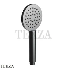 FIMA Carlo Frattini WELLNESS Ручной душ с защитой от извести 1 режим F1190CS, Brushed black chrome
