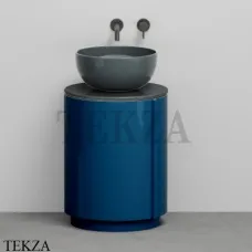 CIELO Arcadia Tiberino Тумба TIMOPC с раковиной Fumo, слив в стену, Oltremare
