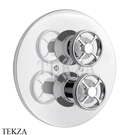 Nicolazzi Arena Термостат для душа, 1-2 потока, внешняя часть, 4909EXTCR44, хром глянец