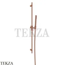 Gessi Habito CESELLO Штанга в комплекте с душевой лейкой и шлангом 70445-708, Copper Brushed
