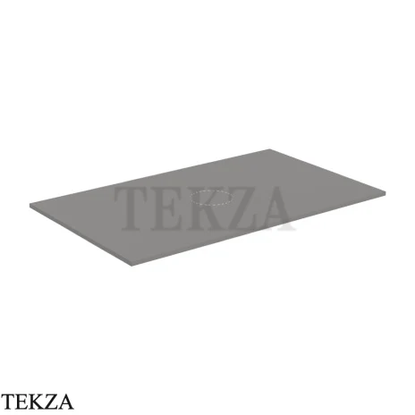 Flaminia Cubika столешница для ванной, цена за длину 100 см 100×51×1,2 см, серый Grey матовый