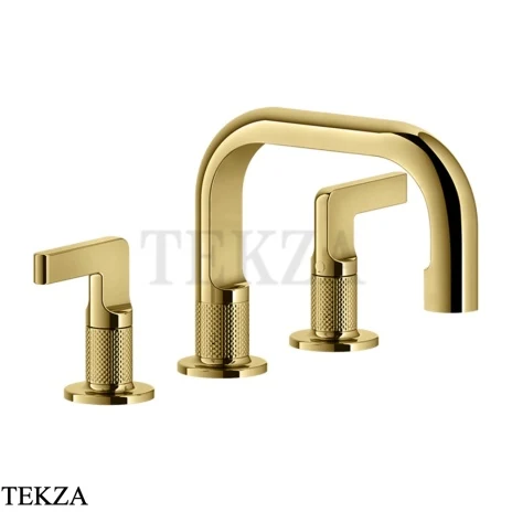 Gessi INCISO Смеситель для раковины, без гарнитура 58012-246, Gold PVD