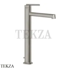 Gessi INGRANAGGIO Смеситель для раковины длинный, с донным клапаном 63505-149, Finox Brushed Nickel