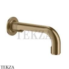 Gessi INCISO Излив для ванны настенный 190 см 58103-726, Warm Bronze Br.
