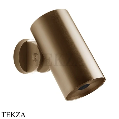 Gessi 316 SPOTWATER FLESSA Душевая головка настенного крепления, распыление 57205-726, Warm Steel Brushed PVD