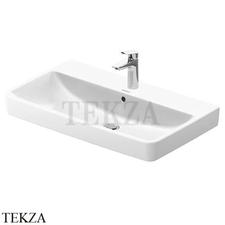 Duravit No.1 Раковина подвесная 80х46, с переливом 23758000002, белый глянец