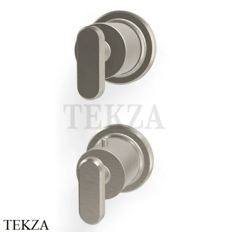 FIMA Carlo Frattini Park Line Термостат для душа, 2-3 потока, внешняя часть F1333N7SN, Brushed nickel