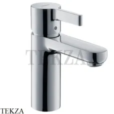 Hansgrohe Metris S Смеситель для раковины, без сливного гарнитура 31068000, хром глянец Hansgrohe Metris S Смеситель для раковины, без сливного гарнитура 31068000, хром глянец