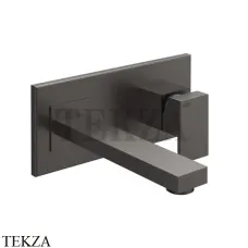 Gessi Rettangolo Смеситель для раковины средний, внешняя часть 44836-707, Black Metal Brushed