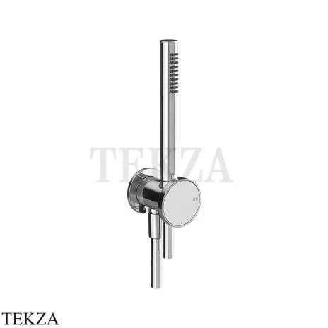 Gessi Origini NATURE Душевой комплект с лейкой, шланг 1,50 м 66123-031, хром глянец