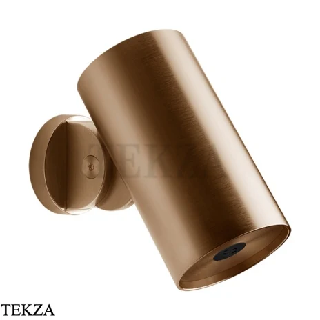 Gessi SPOTWATER Душевая головка настенного крепления, распылитель 57265-726, Warm Steel Brushed PVD
