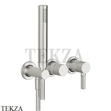 Gessi INCISO SHOWER Смеситель для душа с гарнитуром 58345-149, Finox Brushed Nickel