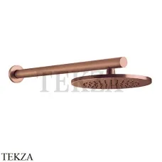 Gessi 316 SHOWER Верхняя душевая лейка с креплением 54149-708, Copper Brushed Gessi 316 SHOWER Верхняя душевая лейка с креплением 54149-708, Copper Brushed