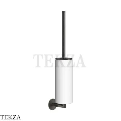 Gessi ANELLO Туалетный ершик настенный, композит белый 63719-707, Black Metal Brushed PVD
