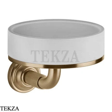 Gessi VENTI20 Мыльница настенная белая 65401-726, Warm Steel Br. PVD