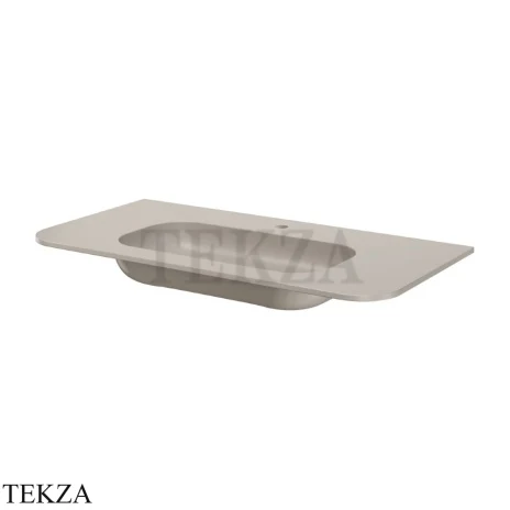 ARMADI ART VOI Раковина моноблок 102 см, с 1 отверстием под смеситель 786-100-C, CASHMERE (кашемир)
