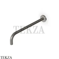 Zucchetti Кронштейн настенный 35 см для верхней лейки Z93027.C51, brushed metal black