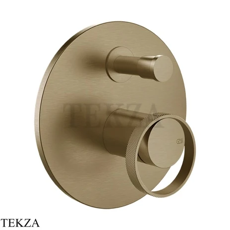 Gessi ANELLO Смеситель для душа круглый, на 2 потока 63377-791, Deep Bronze Br. PVD