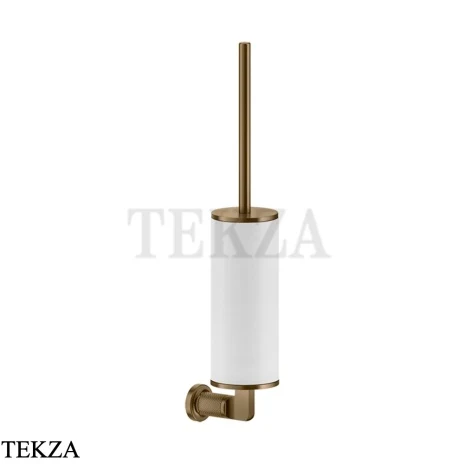 Gessi INCISO accessories Туалетный ершик настенный, белый 58519-791, Deep Bronze Br. PVD