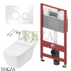 TECEbase Комплект инсталляции Base 2.0 с унитазом TECEone и сиденьем K440920.WC2, клавиша белый глянец TECEloop 2.0,