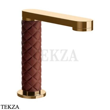 Gessi Pelle Tresse Излив для раковины на борт 78421-430, Red Cherry/ Warm Bronze PVD
