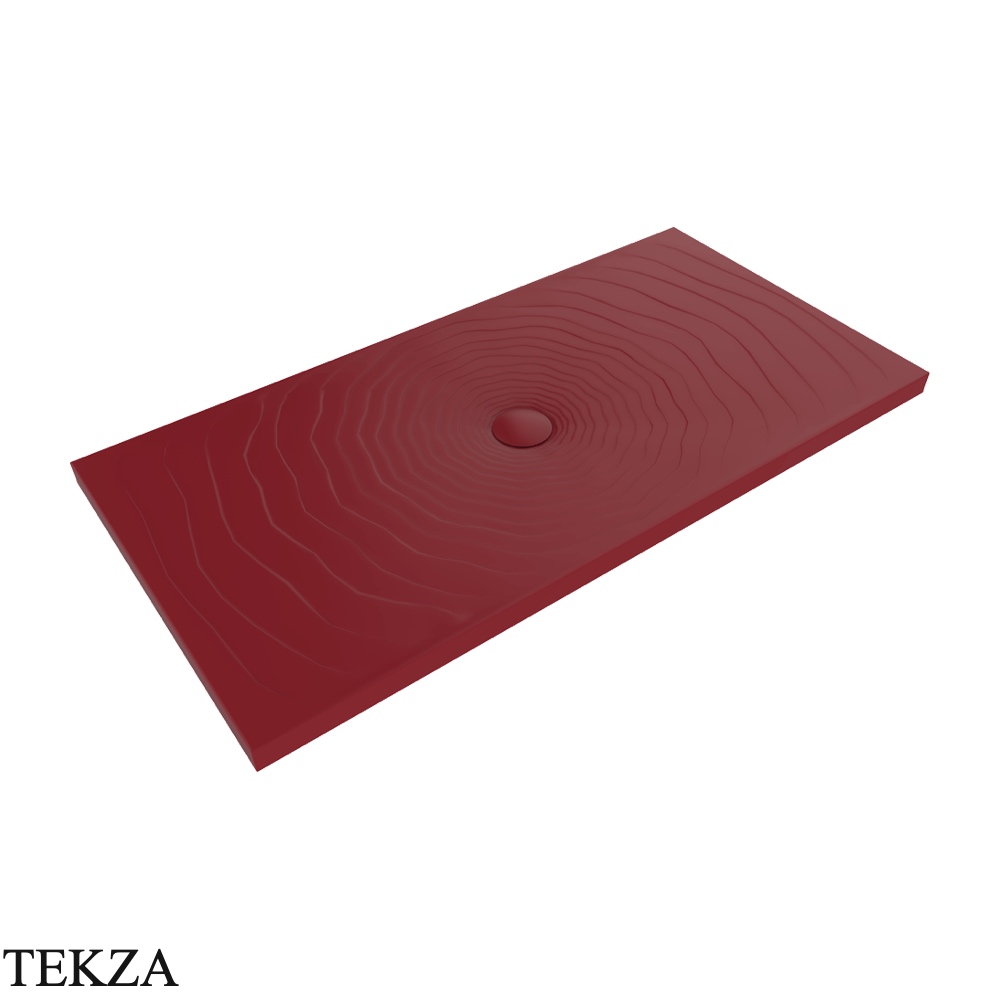 Flaminia Water Drop душевой поддон 160×80×5,5 см, красный Rosso Rubens матовый