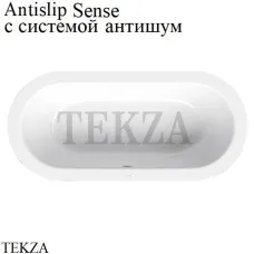 BETTE BetteStarlet Oval Ванна овальная из стали 2745-000 AS, антишум, антислип Sense, белый глянец