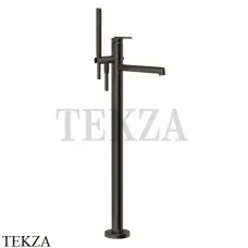 Gessi INGRANAGGIO Смеситель для ванны напольный, с гарнитуром 63528-187, Aged Bronze