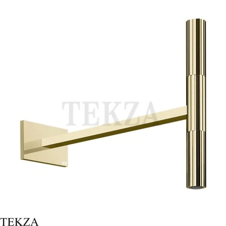 Gessi Incastri Верхний душ с держателем из стены 75148-710, шампань глянец