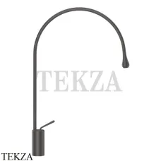 Gessi Goccia Смеситель для раковины высокий, без сливного гарнитура 33606-126, Black Metal Br.